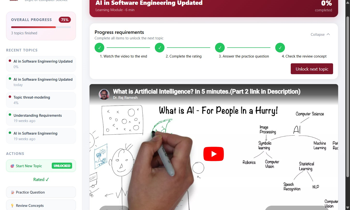 Steps 6-7: Access Material & Learn